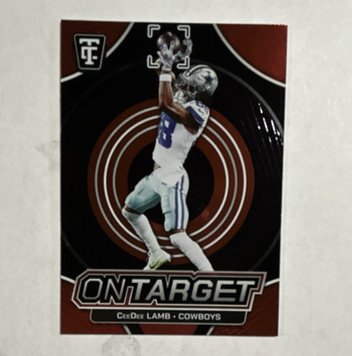 Panini 2024 Totally Certified On Target CeeDee Lamb #12 Mirror Red 291/399
