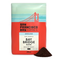 San Francisco Bay Ground Coffee, Bay Bridge Blend 28 oz Bag, Medium Roast Coffee