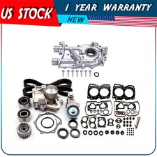 Timing Belt Water Oil Pump Head Gasket Set For 99-05 Subaru Forester EJ25 16V