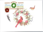 Dr Jim Stamps Maximum Card Holiday Wreath Forever Fdc