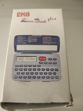 Agenda Elettronica Calcolatrice Vintage - Data Bank Plus 2KB