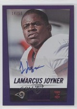 2014 Panini Hot Rookies Rookie Signatures Purple 14/50 Lamarcus Joyner Auto aa1