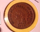 1909 INDIAN HEAD PENNY VF/XF ** 518-5