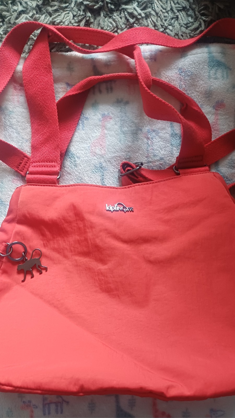 Kipling Womens Tote Handbag Basic Plus Shoulder B… - image 1