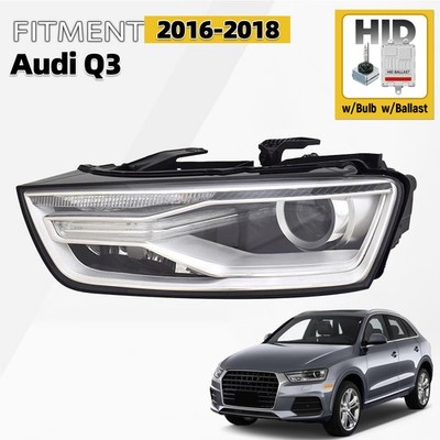 For 2016-2018 Audi Q3 Xenon Headlight Assy W/ Bulb and Ballast Left Side