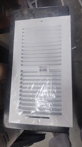 TruAire 102M 12X06 12 in. x 6 in. 2-Way Steel Wall/Ceiling Register White
