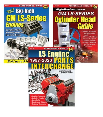 Complete Big-Inch High-Performance LS Engine Build 3 Book Set
