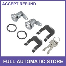 1 Set Dl15500 Car Door Lock Cylinder Wkeys Replaces For Ford F250 350 67-79