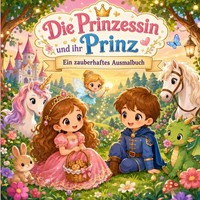 Ausmalbuch Prinzessin Und Prinz FüR Kinder Ab 3 Jahren, Malbuch, Kinderbuch