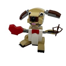 EUC COMPLETE LEGO 40201 Valentine Cupid Dog 150 Pieces ***RETIRED***