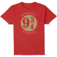 Image of Harry Potter Platform T-Shirt Adults | Official Licensed | Red