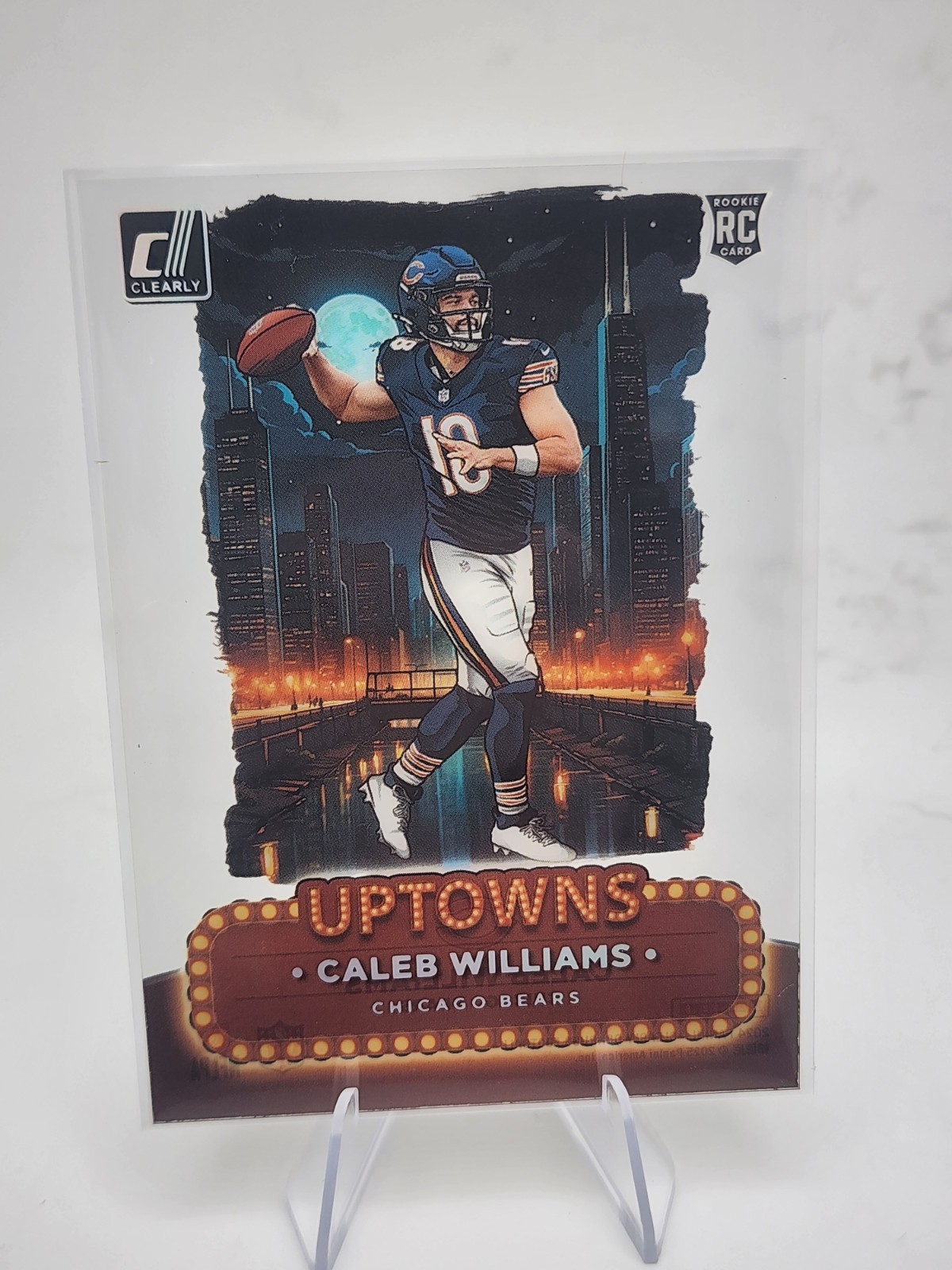 2024 Panini Donruss Clearly CALEB WILLIAMS Rookie RC Uptown Case Hit #1