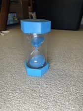 Large 10 Minute Sand Timer Blue Hourglass Visual Classroom Tool