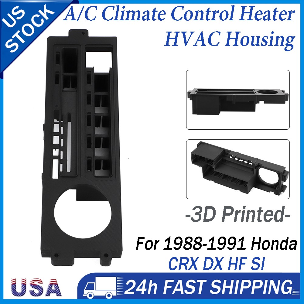 For 1988-1991 Honda CRX DX SI A/C Climate Control Heater HVAC 3D printed Housing