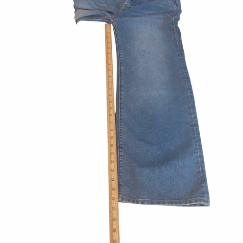 Old Navy Baggy Wide Leg Jeans Girls Sz 14 High Rise Adjustable Waist Light Wash - Picture 5 of 13