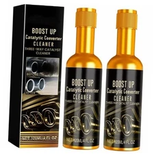 2025 Catalytic Converter Cleaner,2pcs*120ml Auto Parts Engine Cleaner,Exhaust 