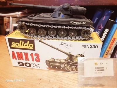 NICE SOLIDO #230 AMX 13  90 MM TANK W/ BOX  made in FRANCE