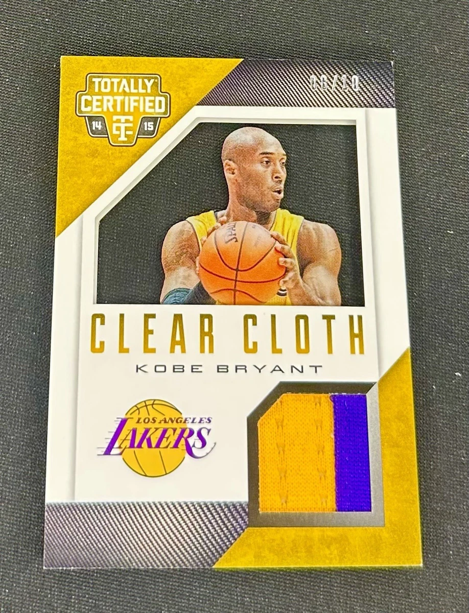 Panini Kobe Bryant Basketball Trading Cards Sports Memorabilia for