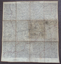 MAPPA MILITARE TELATA 1900 DINTORNI DI SAN SEVERINO MARCHE - ISTITUTO GEOGRAFICO