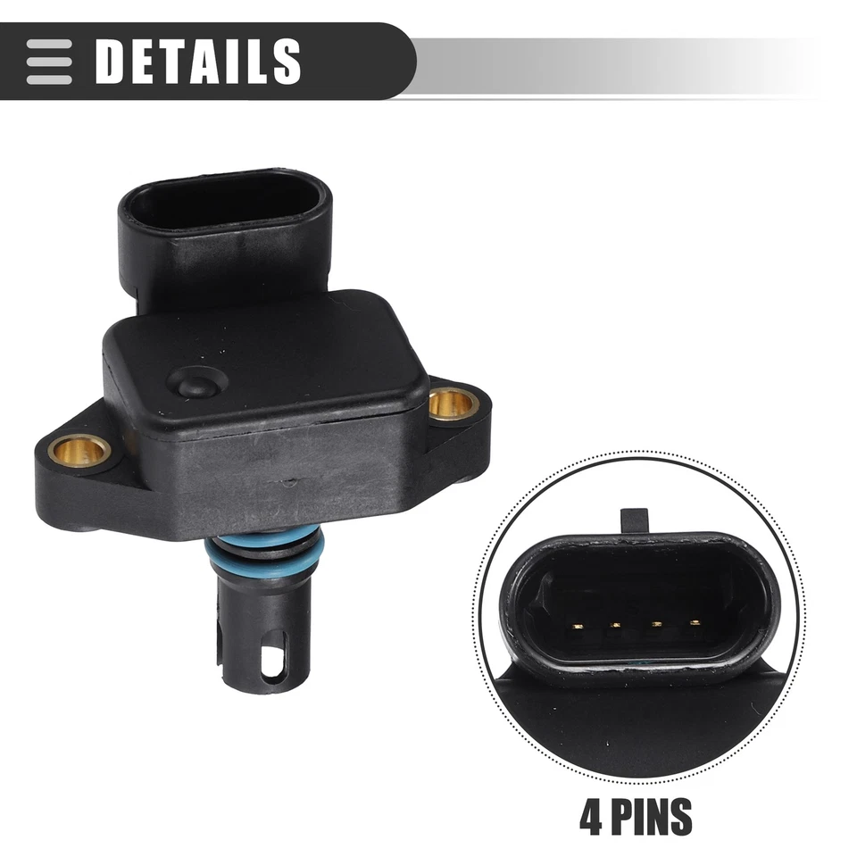 Sensor de presión de aire colector MAP de coche para Chrysler 300M 1999-2001 Nº5293985AA Foto 4 de 4