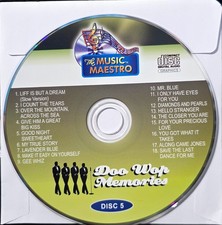 5 DOOWOP MUSIC MAESTRO KARAOKE CDG LOT PA