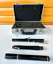 African Black Wood Flute. Riddle and Rose pattern.