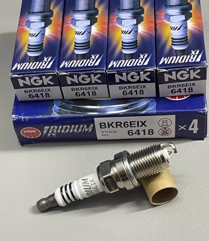 Set of 5 NEW FOR NGK 6418 Iridium IX Spark Plugs BKR6EIX