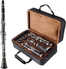 EASTROCK Bb Clarinet 17 Keys ABS Material Wide Range of Tones Beginners Or Stude