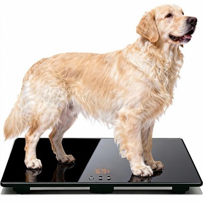 ONE-MI Dog Scales for Large Breed - Heavy Duty 220 Pounds Large Pet Digital V...