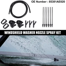 Car Windshield Washer Water Nozzle Spray Kit No.85381AE020 for Toyota Sienna
