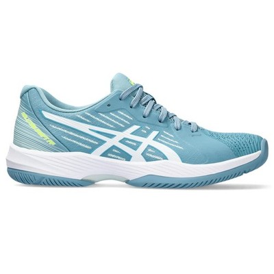 ASICS Women s Solution Swift FF Tennis Shoes Size 7 Gris Blue/White