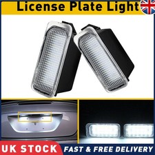 For Ford Max Focus Galaxy Mondeo Jaguar XF XJ LED Licence Number Plate Light 2x