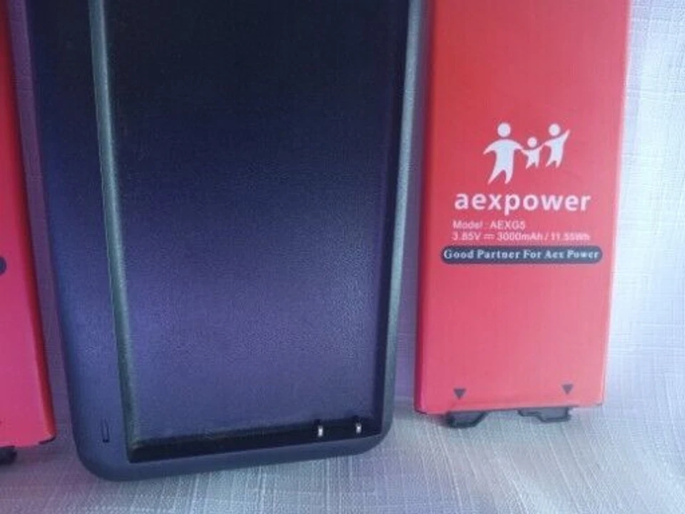 Batería LG G5, AexPower 2x 3000mAh Batería de repuesto con cargador de pared Foto 3 de 4