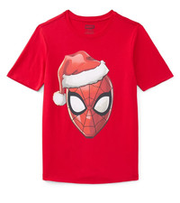 Spider-Man, Boys' Graphic Christmas Tee Size M 8 