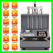 Petrol Car Fuel Injector Cleaner Tester Ultrasonic Cleaning Machine 4-Cylinder