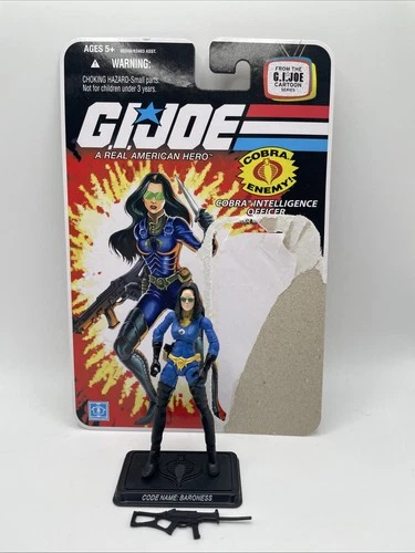 GI Joe 2008 Baroness, with uncut file card