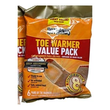 13 Pair Hot Hands TOE WARMERS Brand New Outdoors Winter Construction Sports