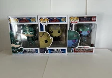Funko Pop! Captain Marvel #429 &431 And Guardian Of The Galaxy #278 Hala