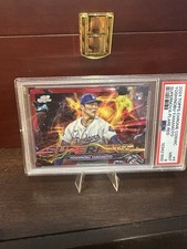 2024 Topps Cosmic Chrome Yoshinobu Yamamoto Supernova Red Refractor RC #/5 PSA 9