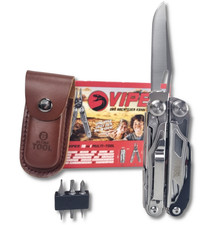 Taschenmesser Multitool mit 20 Werkzeug Funktionen Edelstahl Zange + Bit Set