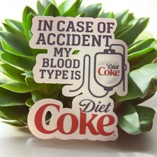 Diet Coke Handmade Sticker