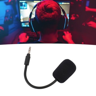 Detachable Microphone Replacement Game Mic 3.5mm Plug Microphone For Logitec SET