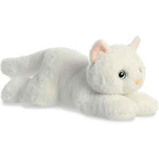 Aurora World Plush - Flopsie - PRECIOUS WHITE KITTY 12 inch Stuffed Animal Toy