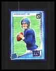 2025 Jaxson Dart - Donruss Optic Rated Rookie Blue Glitter Prizm #273 Giants