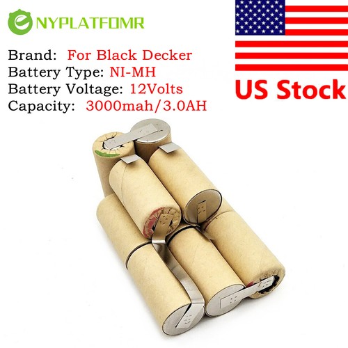 SOLDERING REQUIRED for Black Decker 12V NiMH Battery pack vacuum cleaner CV1205 - Picture 3 of 4