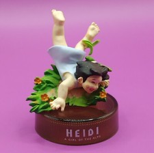 Heidi, la ragazza nelle Alpi Mini Figure Kaiyodo Tappo Bottiglia Gashapon Gia...