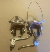 Dia Compe 5583 Brake Sidepull Brake Calipers & Straight Levers Vintage Cruiser