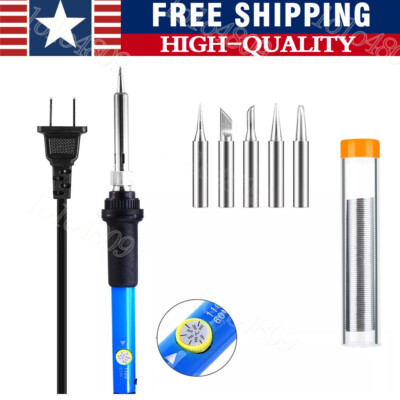 Soldering Iron Electric Gun Adjustable Temperature 60W 110V Welding Solder Wire