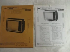 Original Sams Photofact Manual RCA Color TV EJR335W - Chassis CTC117A- 1984