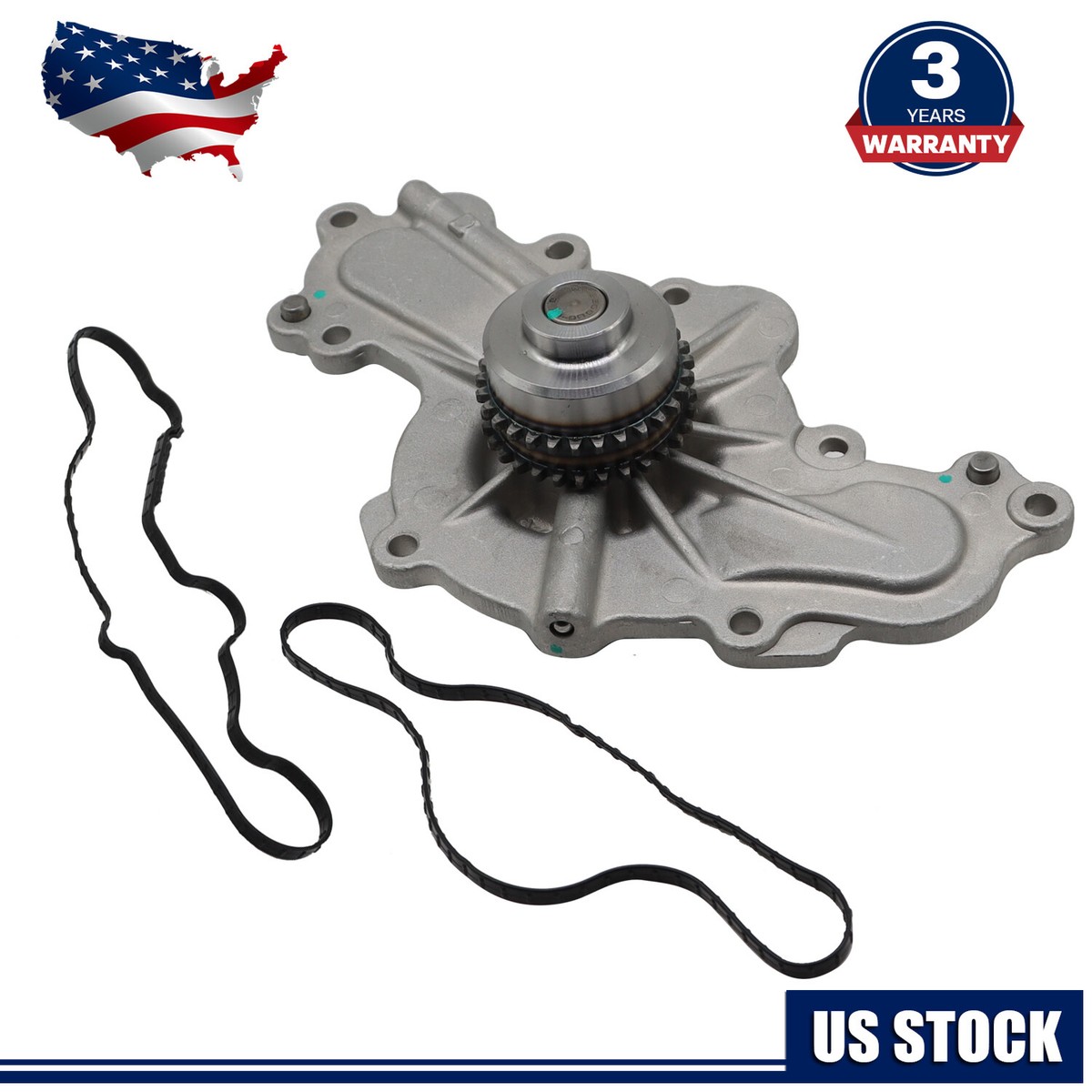 Water Pump Fit For 2008-19 Ford Edge Fusion Taurus Lincoln MKS MKT